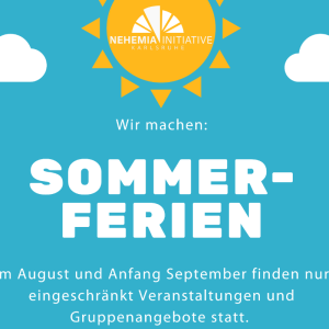 Wir machen eine Sommerpause